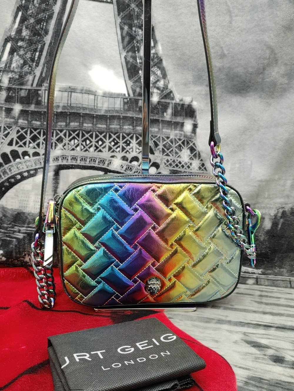 Kurt Geiger London Iridescent Kensington Camera Bag